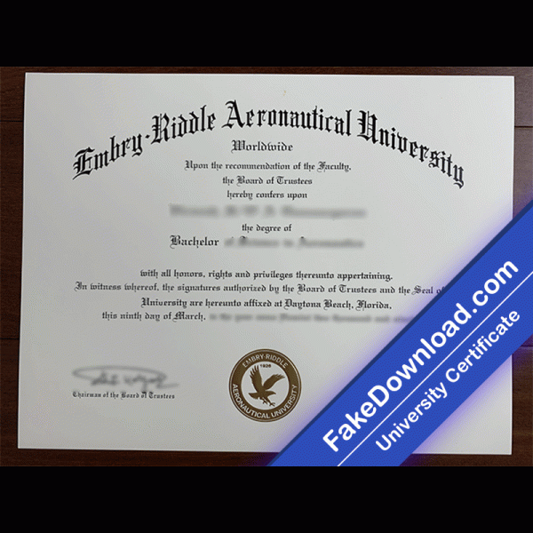 Embry Riddle Aeronautical University Template (psd)