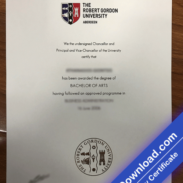 Robert Gordon University Template (psd)