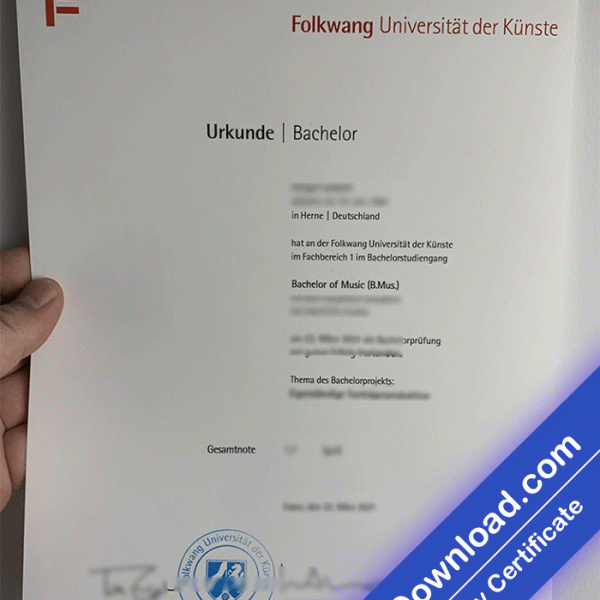 Folkwang Universität der Künste Template (psd)