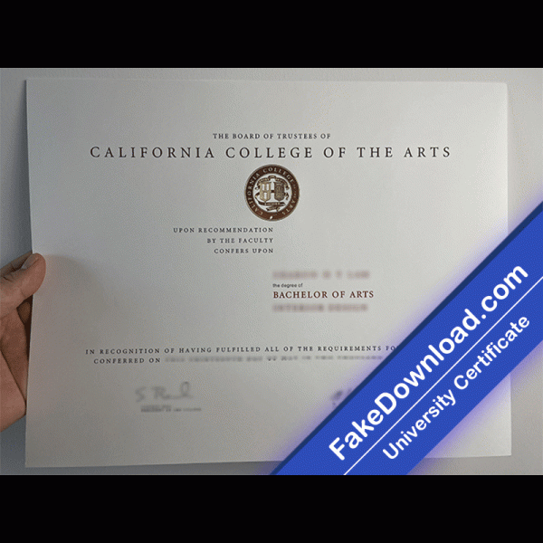 California College of the Arts Template (psd)