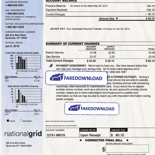 Newyork Proof Address (psd)