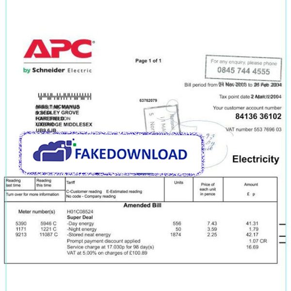 UK Proof Address V2 (psd)
